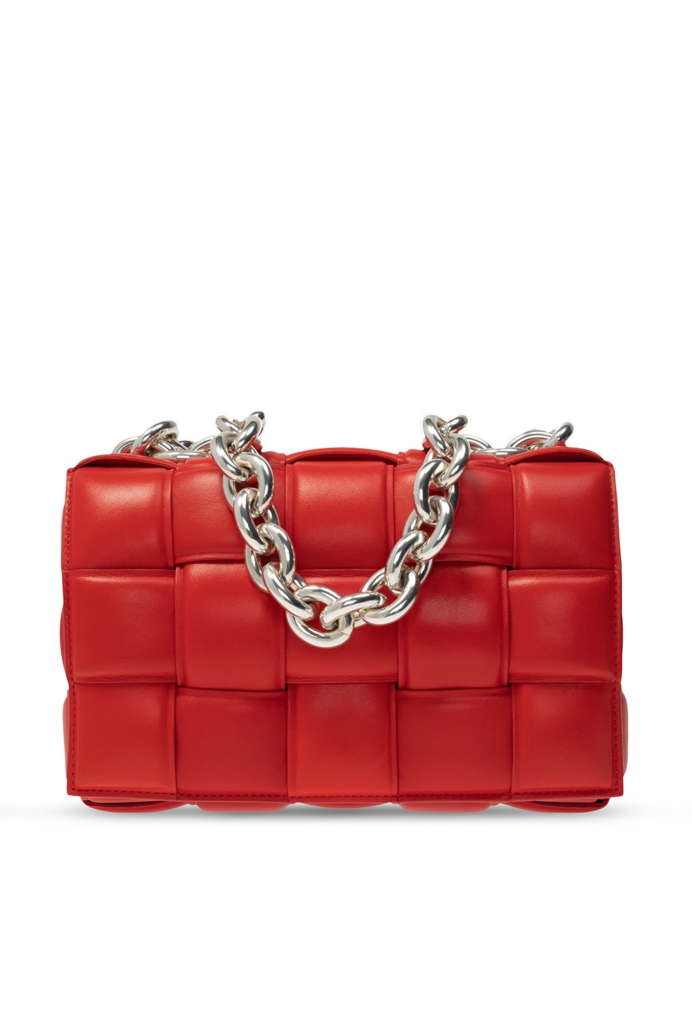 Bottega red bag hotsell